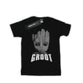 Miniatyrbillede 1 af 5: Marvel Girls Guardians Of The Galaxy Groot Face Cotton T-Shirt