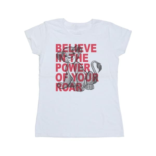 Disney Dam/Tjej Lejonkungen - Power Of Roar - T-shirt i bomull