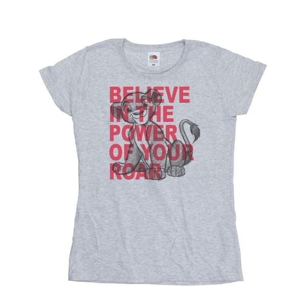 Disney Dam/Tjej Lejonkungen - Power Of Roar - T-shirt i bomull