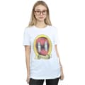 Miniatyrbillede 2 af 3: Marvel Womens/Ladies Deadpool Tattoo Print Cotton Boyfriend T-Shirt