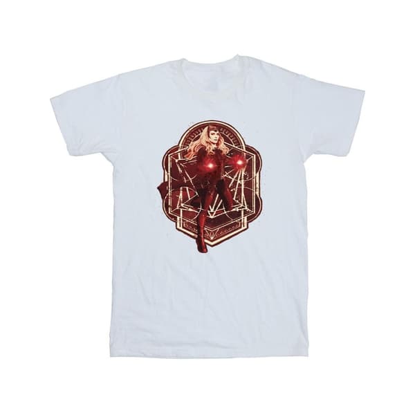 Marvel Mens Doctor Strange Wanda Vintage T-Shirt White 5XL