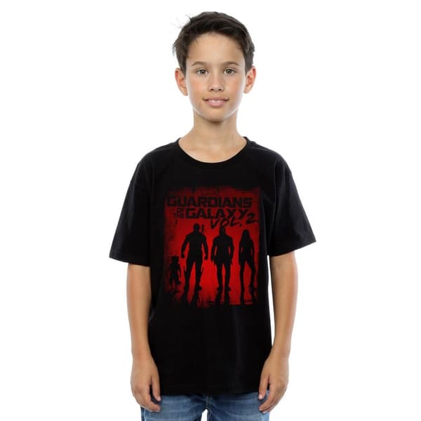 Marvel Boys Guardians Of The Galaxy Shadows T-Shirt