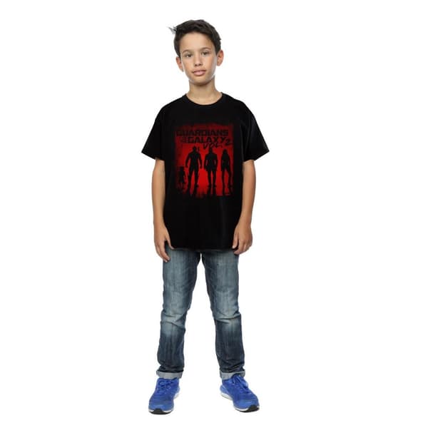 Marvel Boys Guardians Of The Galaxy Shadows T-Shirt