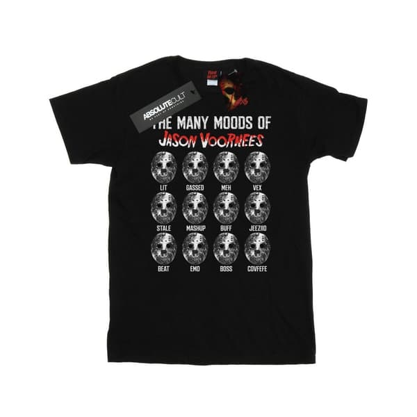 Friday 13th Mens The Many Moods Of Jason Voorhees T-Shirt