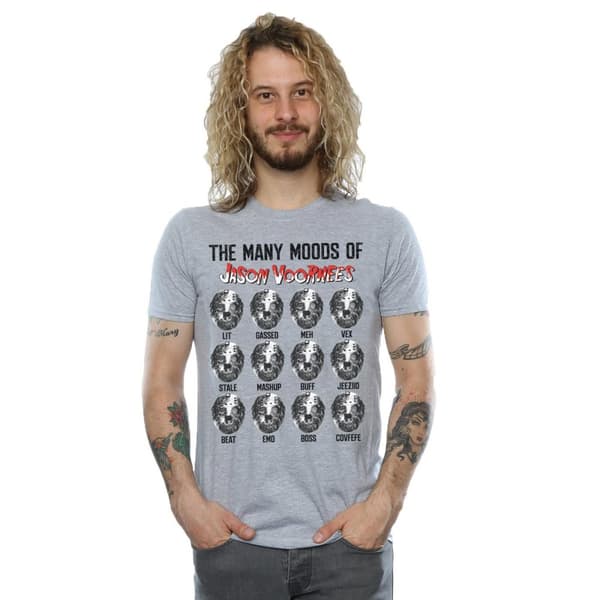 Friday 13th Mens The Many Moods Of Jason Voorhees T-Shirt