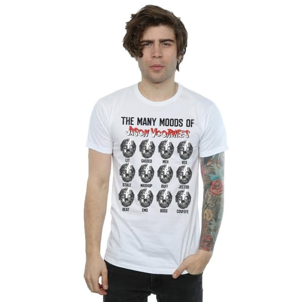 Friday 13th Mens The Many Moods Of Jason Voorhees T-Shirt