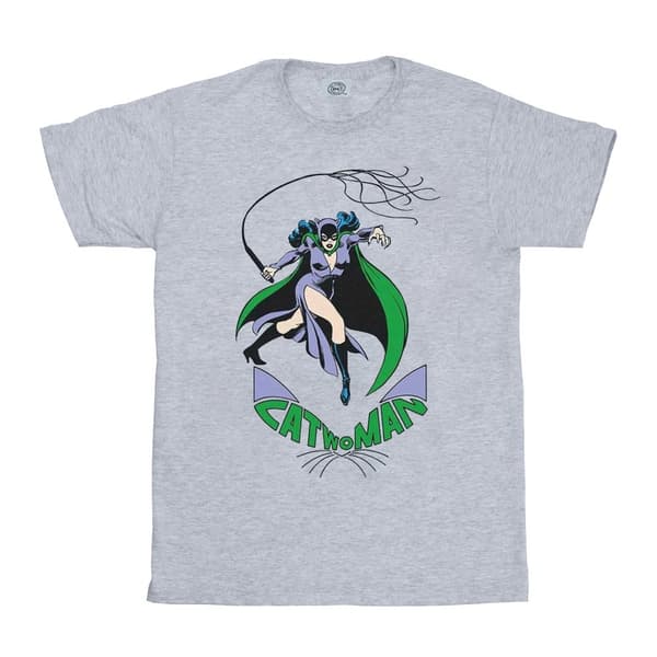 DC Comics Mens Catwoman Whip T-Shirt