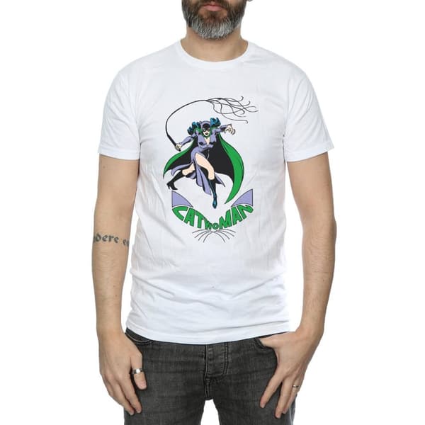 DC Comics Mens Catwoman Whip T-Shirt
