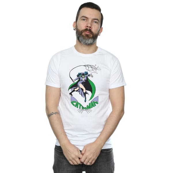 DC Comics Mens Catwoman Whip T-Shirt