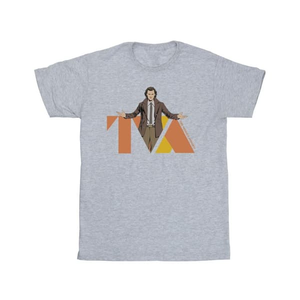 Marvel Girls Loki TVA Pose Cotton T-Shirt