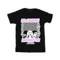 Miniatyrbild 1 av 3: Blondie Dam/Tjej Rutig Eat To The Beat Bomull Boyfriend T-shirt