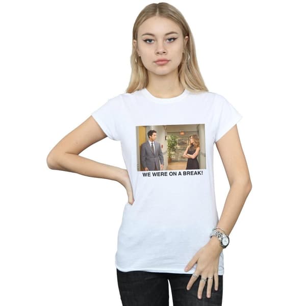 Friends Womens/Ladies We Were On A Break Hallway Cotton T-Shirt