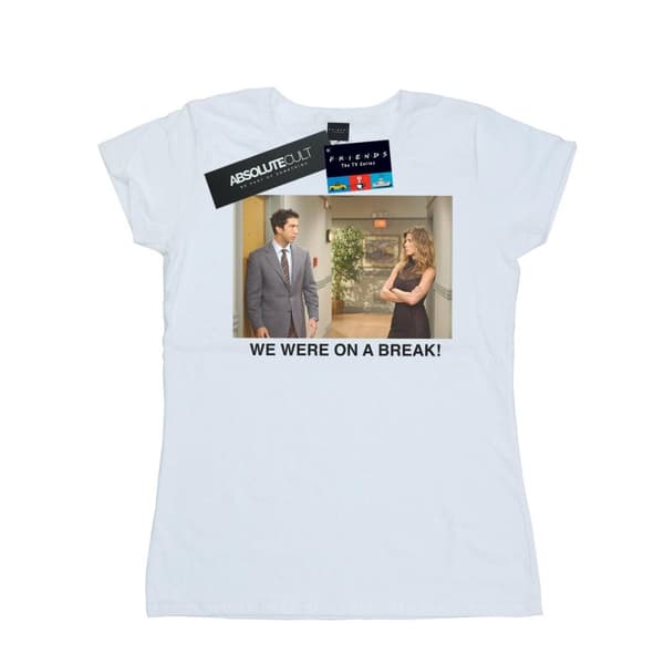 Friends Womens/Ladies We Were On A Break Hallway Cotton T-Shirt