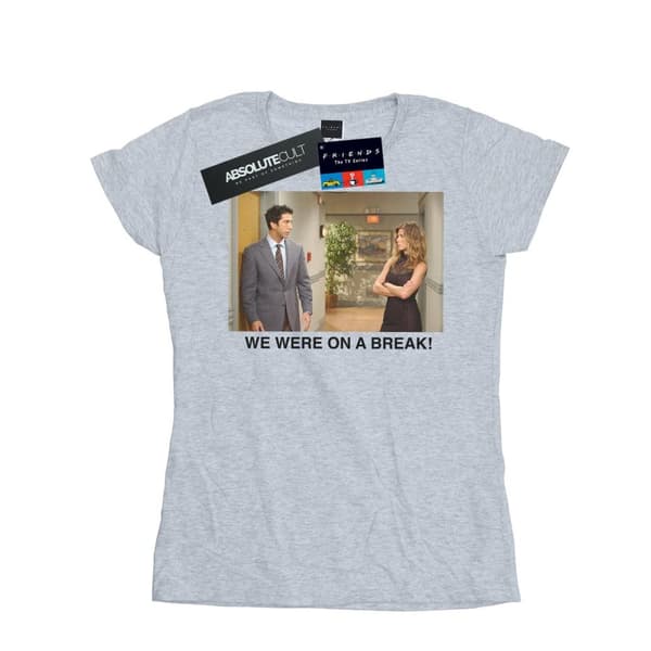 Friends Womens/Ladies We Were On A Break Hallway Cotton T-Shirt
