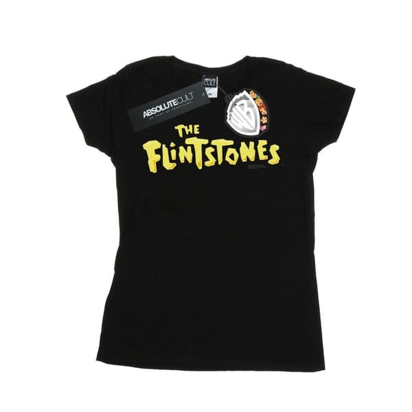 The Flintstones Womens/Ladies Original Logo Cotton T-Shirt