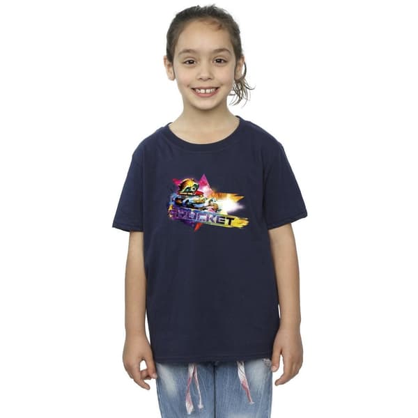 Marvel Girls Guardians Of The Galaxy Abstract Rocket Raccoon T-shirt i bomull