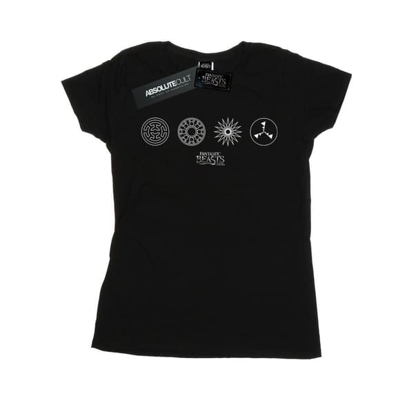 Fantastic Beasts Womens/Ladies Circular Icons Cotton T-Shirt