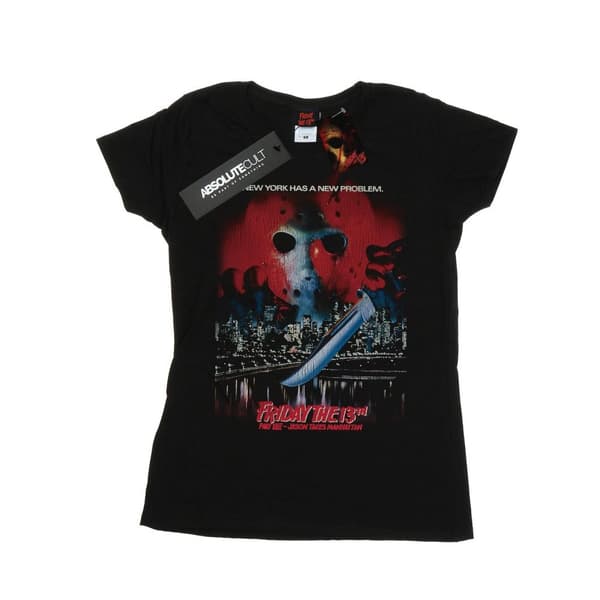 Friday The 13th Dam/Tjej Jason Takes Manhattan T-shirt i bomull