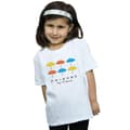 Miniatyrbillede 2 af 3: Friends Girls Coloured Umbrellas Cotton T-Shirt