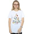 Pikkukuva 2 / 3: Friends Womens/Ladies Christmas Tree Cotton Boyfriend T-Shirt