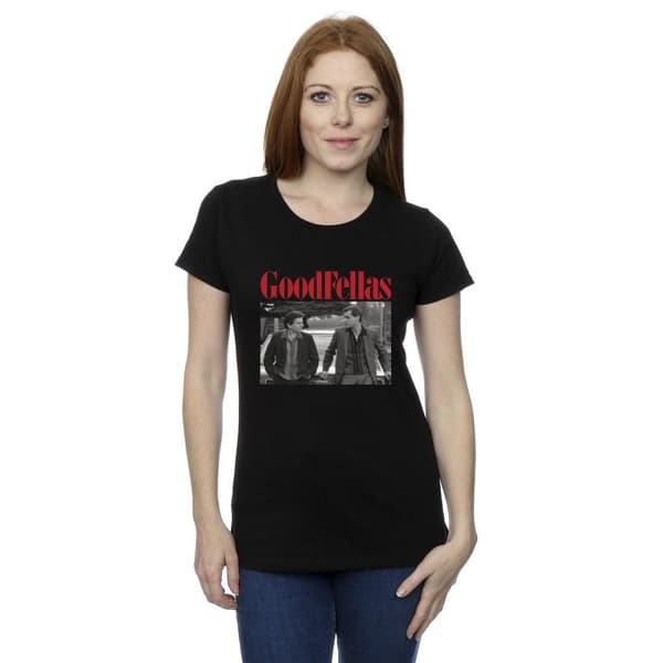 Goodfellas Womens/Ladies Two Black Cotton T-Shirt