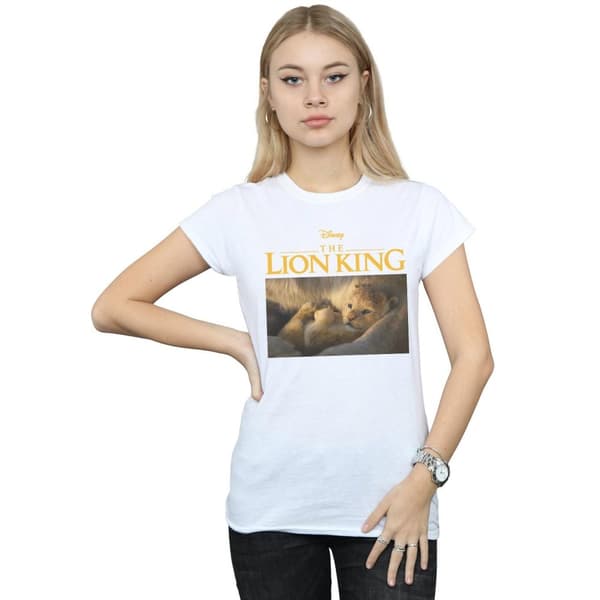 Disney Dam/Tjej Lejonkungen Film Baby Simba Foto Bomulls-T-shirt