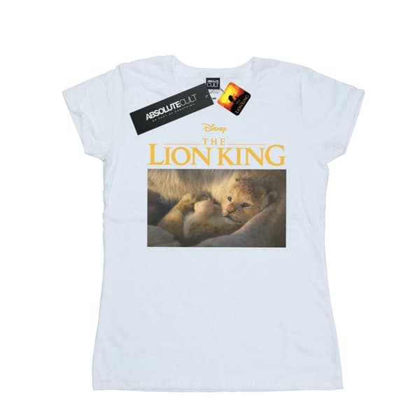 Disney Dam/Tjej Lejonkungen Film Baby Simba Foto Bomulls-T-shirt