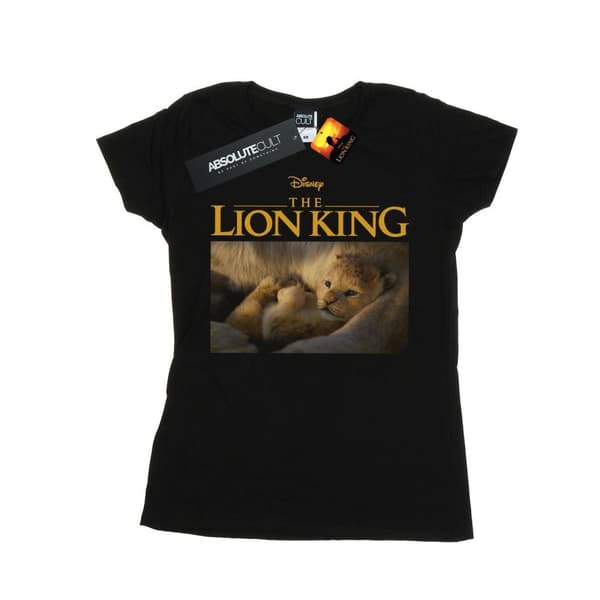 Disney Dam/Tjej Lejonkungen Film Baby Simba Foto Bomulls-T-shirt