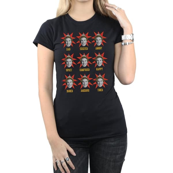 Elf Womens/Ladies Buddy Moods Cotton T-Shirt