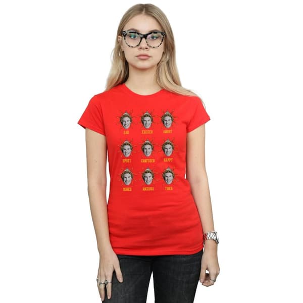 Elf Womens/Ladies Buddy Moods Cotton T-Shirt