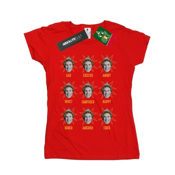 Elf Womens/Ladies Buddy Moods Cotton T-Shirt