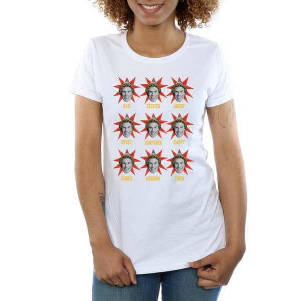 Elf Womens/Ladies Buddy Moods Cotton T-Shirt