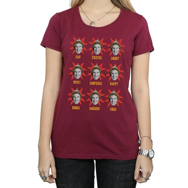 Elf Womens/Ladies Buddy Moods Cotton T-Shirt
