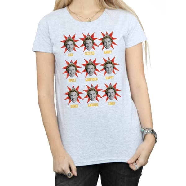 Elf Womens/Ladies Buddy Moods Cotton T-Shirt
