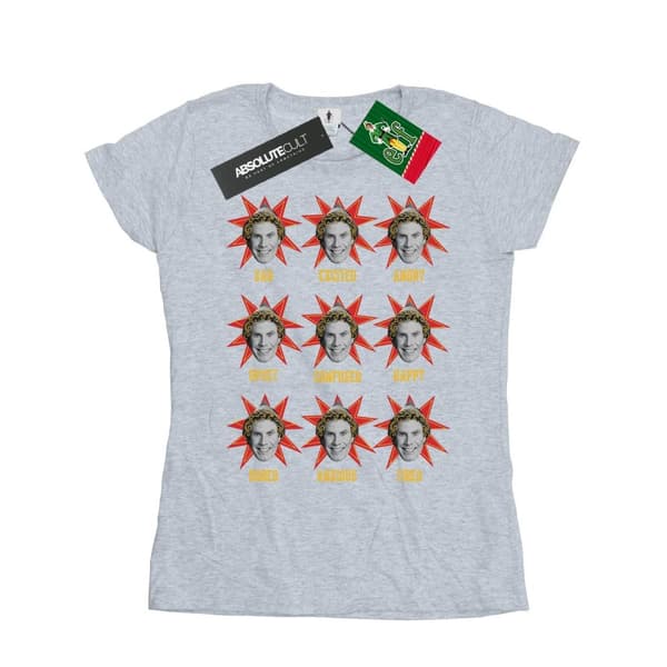 Elf Womens/Ladies Buddy Moods Cotton T-Shirt