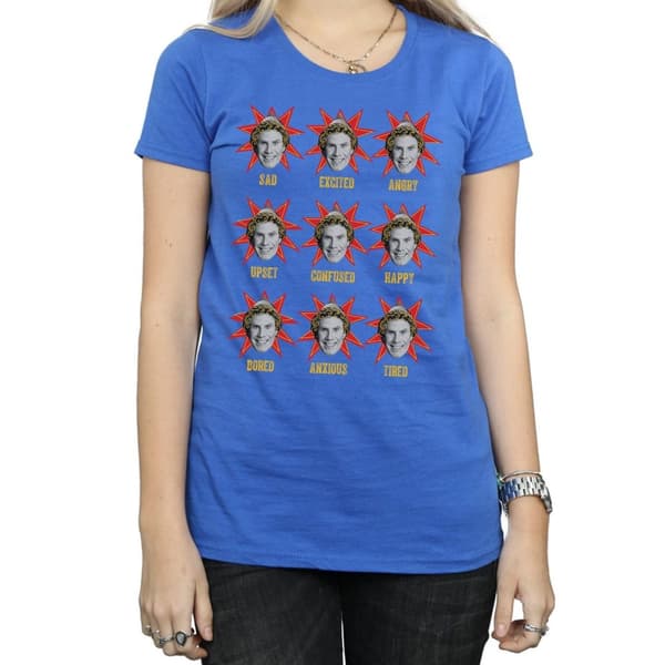 Elf Womens/Ladies Buddy Moods Cotton T-Shirt