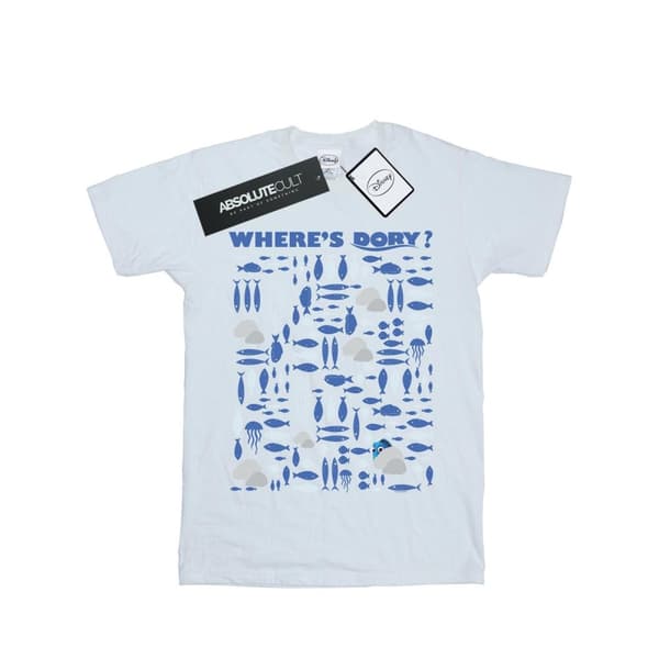 Disney Dam/Lady Finding Dory - Var är Dory? Boyfriend-t-shirt i bomull