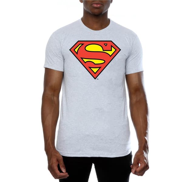 DC Comics T-shirt med Superman-logo til mænd