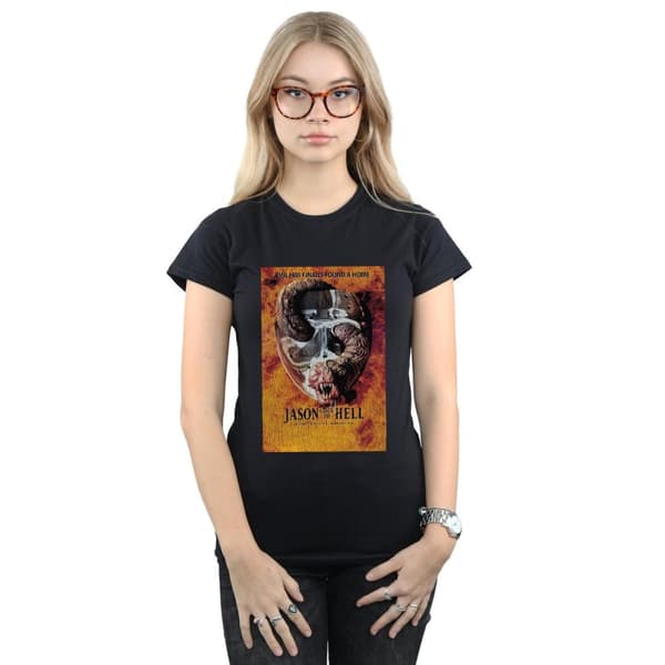Friday The 13th Womens/Ladies Jason Goes To Hell Cotton T-Shirt