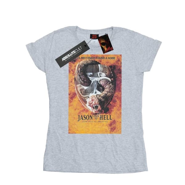 Friday The 13th Womens/Ladies Jason Goes To Hell Cotton T-Shirt