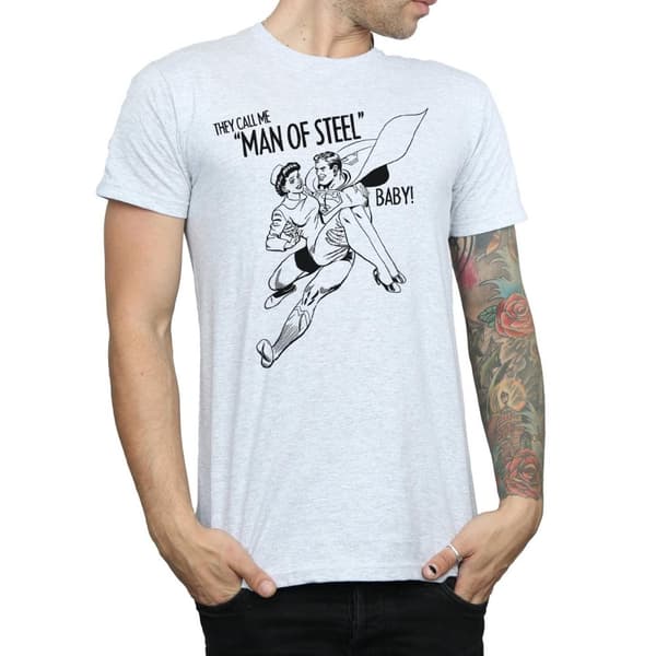 DC Comics Stålmannen Stål Baby T-Shirt
