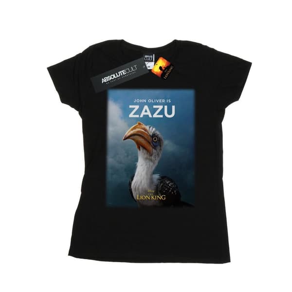 Disney Womens/Ladies The Lion King Movie Zazu Poster Cotton T-Shirt