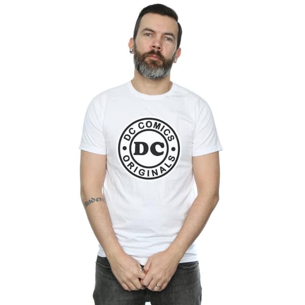 DC Comics Mens DC Originals Logo T-Shirt