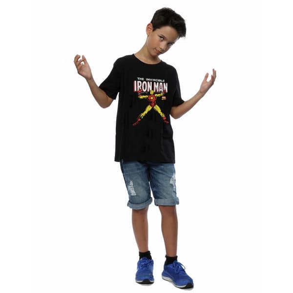 Marvel Boys Iron Man Chains T-Shirt
