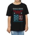 Miniatyrbild 3 av 5: DC Comics T-shirt i bomull med Wonder Woman-flagga från Justice League-filmen för flickor