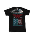 Miniatyrbild 1 av 5: DC Comics T-shirt i bomull med Wonder Woman-flagga från Justice League-filmen för flickor
