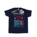 Miniatyrbild 1 av 5: DC Comics T-shirt i bomull med Wonder Woman-flagga från Justice League-filmen för flickor