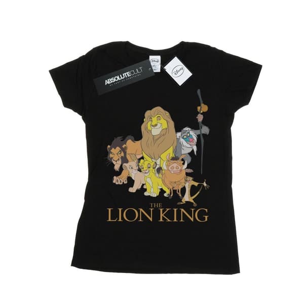 Disney T-shirt i bomull från Lejonkungen-gruppen, dam/dam