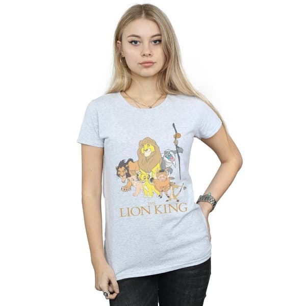 Disney T-shirt i bomull från Lejonkungen-gruppen, dam/dam