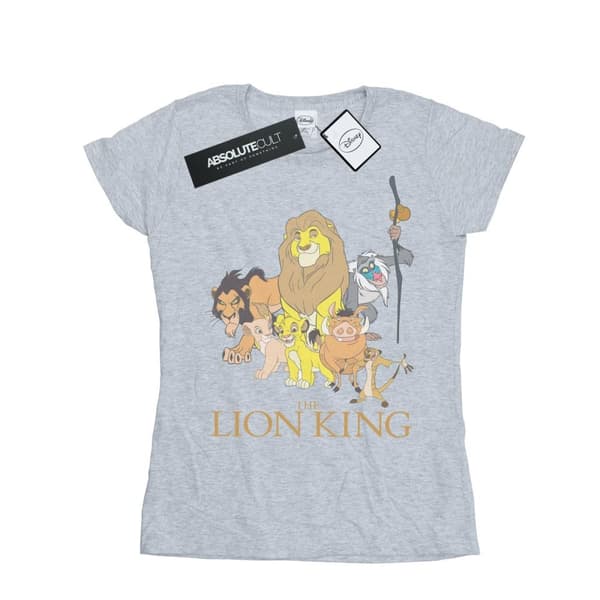 Disney T-shirt i bomull från Lejonkungen-gruppen, dam/dam